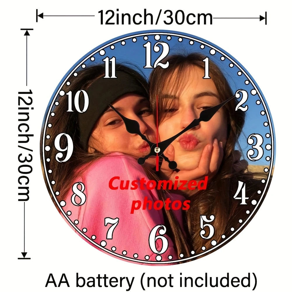 Individuelle Foto Wanduhr
