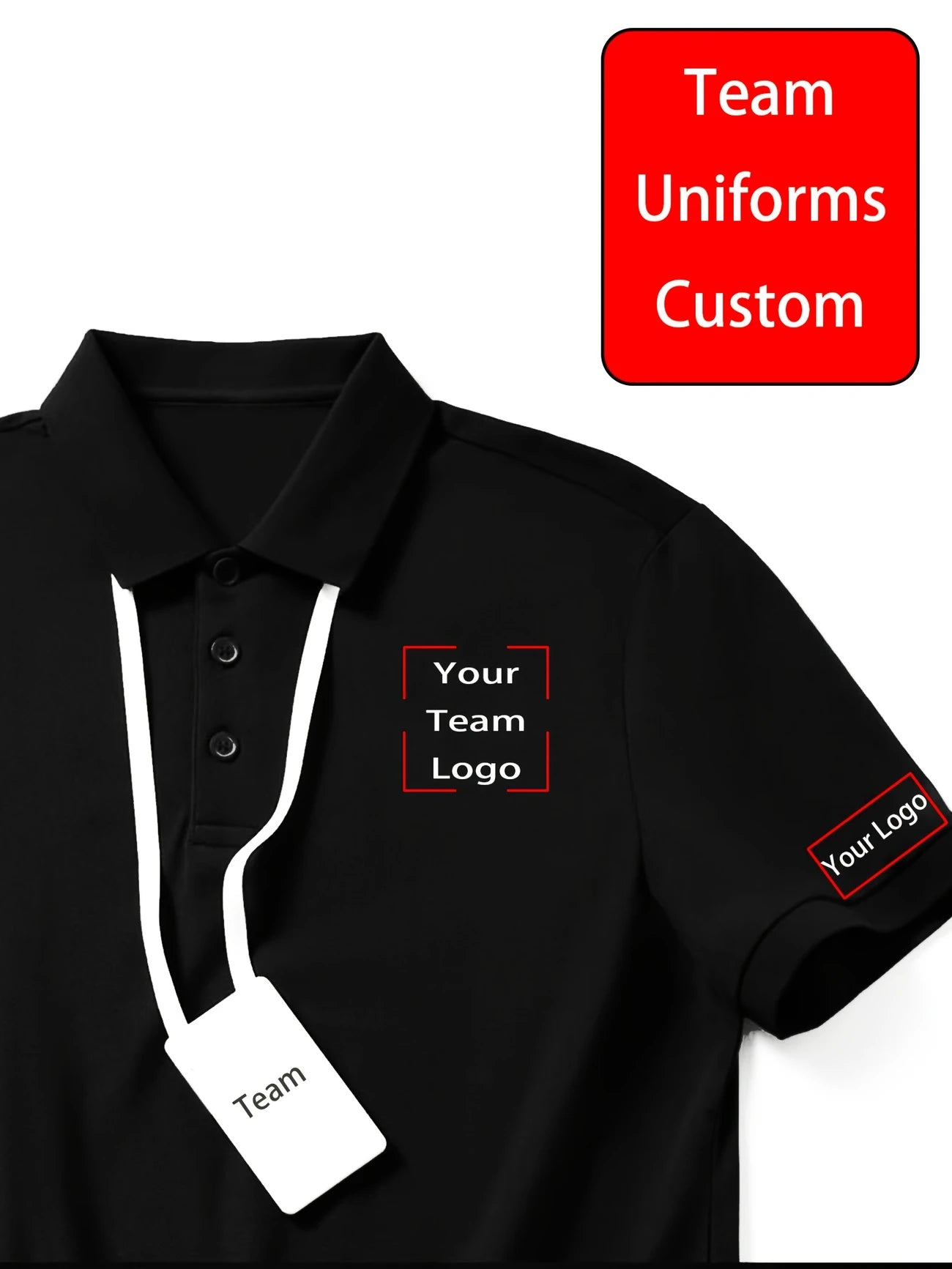 Benutzerdefiniertes Team Logo Poloshirt