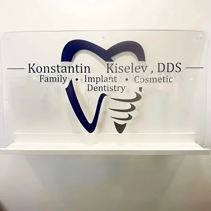 Personalisiertes Bürotürschild