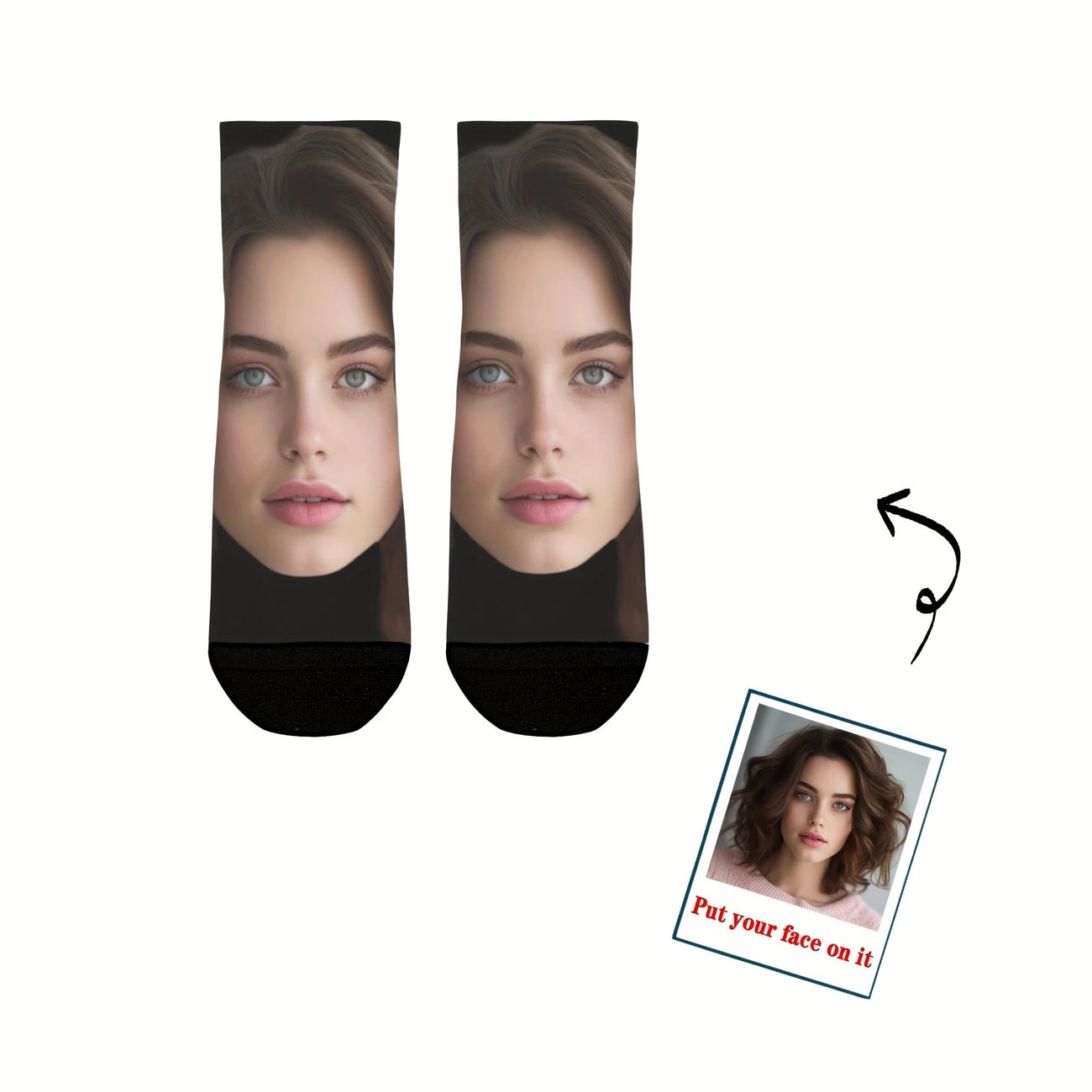 Custom face socks